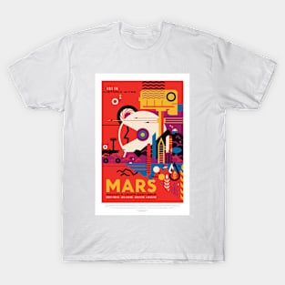 Mars. Retro Futurism T-Shirt